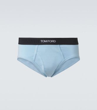 Tom Ford Bragas en mezcla de algod&oacute;n con logo