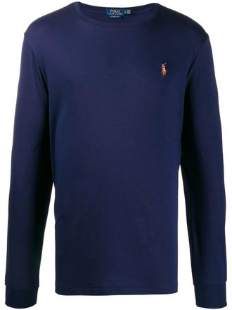 Polo Ralph Lauren Felpa con ricamo - Blu