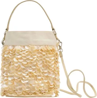 Staud Staud, Tassen, Dames, Beige, ONE Size, Polyester, Lila Mini Tas