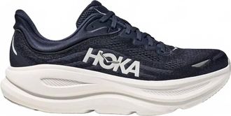 Hoka One One Mens Bondi 9 Wide Shoe In Varsity Navy / White
