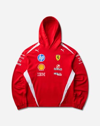 Puma Scuderia Ferrari HP Replica Drivers Authentic Hoodie Red