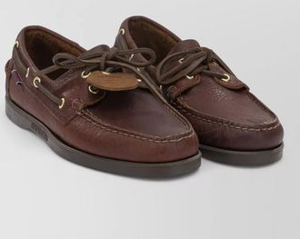Sebago leather boat shoes