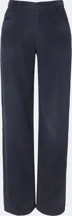 The Row Eglitta cotton corduroy wide-leg pants