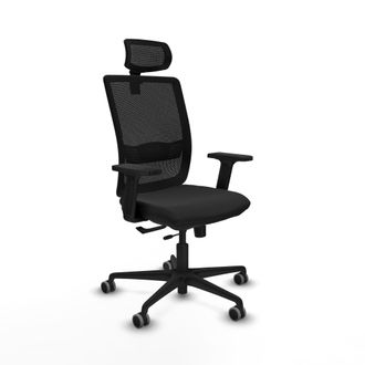 Piqueras y Crespo Silla De Oficina Piqueras Y Crespo Haches Negra Plegable C&oacute;moda