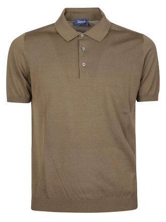 Drumohr Short Sleeve Classic Cotton Polo