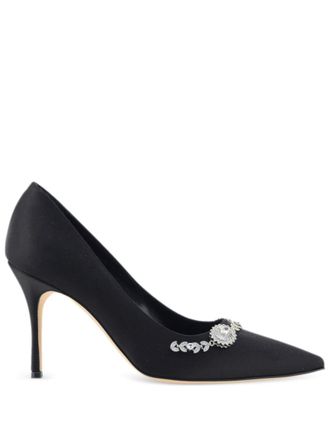 Manolo Blahnik Fabio 90 mm pumps - Zwart