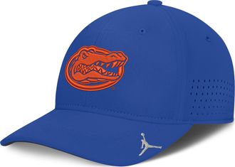 Nike Jordan Mens Florida Sideline Practice Jordan Brand Dri-FIT College Hat in Blue | JC5B4EVUFN-3XB