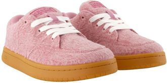 Kenzo Womens Dome Sneakers Pink Wool