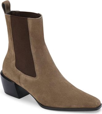Matisse Footwear Womens George Nubuck Suede Booties In Mushroom