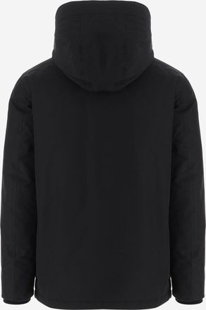 Woolrich Cotton-Blend Logo Jacket - Black