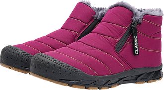 Generic Plush Warm Cotton Shoes Wear and Anti Boots Five Finger Cotton Shoes Outdoor Sports Shoes Mens and Womens Hiking Shoes Sneaker Shoe Laces for Men (Red