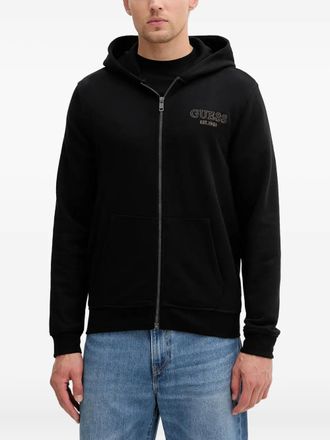 Guess Co Felpa con zip - Nero