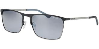 Jaguar 37825 Polarized 6100 Mens Sunglasses Black Size 60