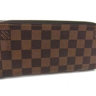 Louis Vuitton Damier Brown Ebene Long Wallet (Bi-Fold) (Pre-Owned)