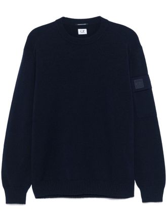 C.P. Company C. P. Company Metropolis Series Extra Fine Merino Wool Crew Neck Knit Clothing