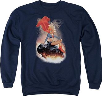 Gildan Superman Ride It Out Adult Crewneck Sweatshirt