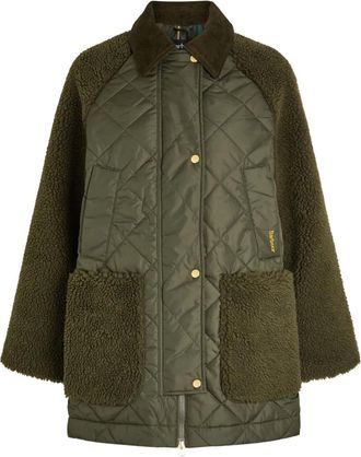 Barbour Piumino con effetto trapuntato - Verde