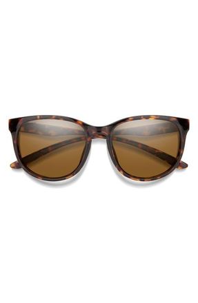 Smith Lake Shasta 56mm ChromaPop Polarized Sunglasses in Tortoise/chromapop Polarized Brown at Nordstrom