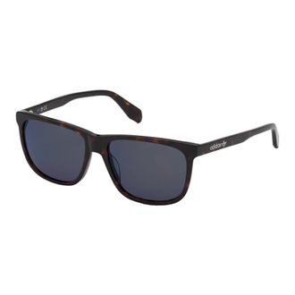adidas Stijlvolle zonnebril in donker Havana groen - Heren - Zonnebrillen - Zwart - 58 MM - Accessoires