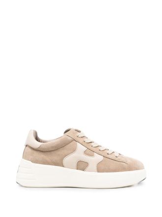 Hogan Beige Logo Sneakers