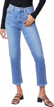 Paige Womens Stella Crop Jeans In Seawater Distressed