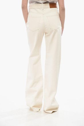 Chlo&eacute; Pantaloni Multitasca in Cotone a Gamba Dritta Chloe