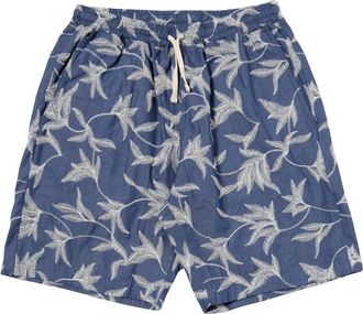 Universal Works Heren, Badkleding, Blauw, Maat: W28 Katoen