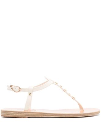 Ancient Greek Sandals Lito Bee leren sandalen - Wit