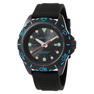 Nautica Nsr Quartz Black Dial Mens Watch NAPNRS404