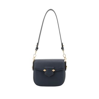 Pourchet Tassen, Dames, Blauw, ONE Size, Leer, Petit Trotteur