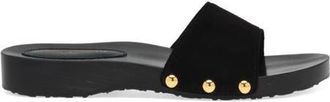 Gianvito Rossi Riviera Sandals in Black Suede at Nordstrom, Size 39.5