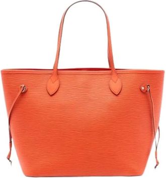 Louis Vuitton Pre-owned Tote Bags, female, Orange, Size: ONE SIZE Pre-owned Neverfull MM
