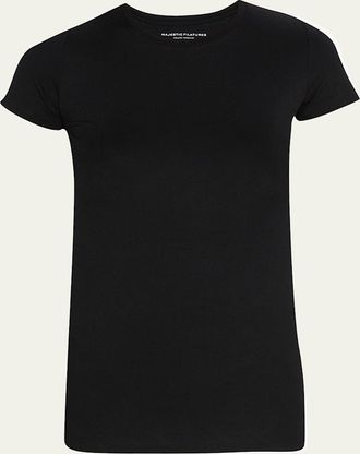Majestic Filatures Soft Touch Short-Sleeve Crewneck T-Shirt