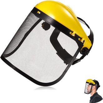 OEM [mai Usato]protezione Per Il Viso, Casco Con Visiera Per Tagliaerba Da Giardino, Cappello Di Sicurezza, Protezione Per Gli Occhi, Visiera Protettiva