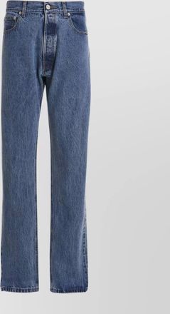 VTMNTS straight leg 5-pocket denim trousers with rivets