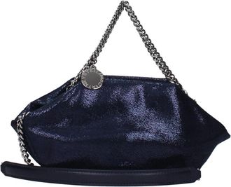 Stella McCartney Stella Mc Cartney Blauwe Leren Handtas - Dames - Schoudertassen - Blauw - ONE Size - Leer - Tassen