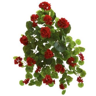 Nearly Natural 26-in Geranium Artificial Plant in Red at Nordstrom