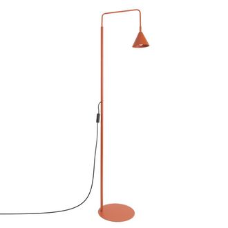 Sollux Lighting L&aacute;mpara de pie ocre rojo acero alt. 165 cm