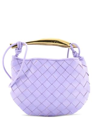 Bottega Veneta Sardine Top Handle Bag Intrecciato Nappa Mini satchel - Viola