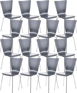 Clp Clp - Set De16 Sillas De Visita Aaron Gris