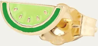 Alison Lou 14K Yellow Gold Citrus Stud Earring, Single