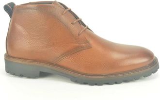 Berkelmans Enkelbott N. Veterlaarzen - Heren - Veterlaarzen - Bruin - 45 EU - Leer - Schoenen