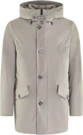 Woolrich Stretch Arctic Parka - Heren - Parka Jassen - Beige - S - Jassen