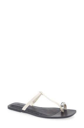 Madewell Toe Loop Sandal in Ivory at Nordstrom Rack, Size 10.5