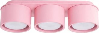 Sollux Lighting Plafone rosa aluminio alt. 8.2 cm