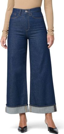 Joe's Cuffed High Waist Ankle Wide Leg Jeans in Hackney at Nordstrom Rack, Size 31