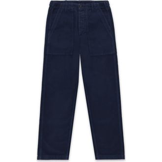 Fortela Newfatigue Moleskin Fatigue Trousers in Dark Blue at Nordstrom, Size 31 X 29 Eu