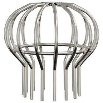 vidaXL Protector Para Hojas De Canal&oacute;n 2 Pcs Plateado 110 Mm Vidaxl