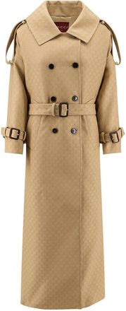 Gucci Gg Crêpe Double-breasted Coat