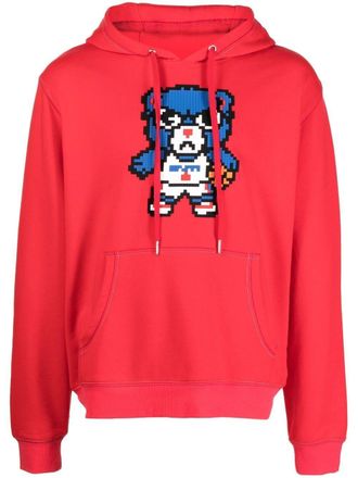 Mostly Heard Rarely Seen Hoodie met print - Rood
